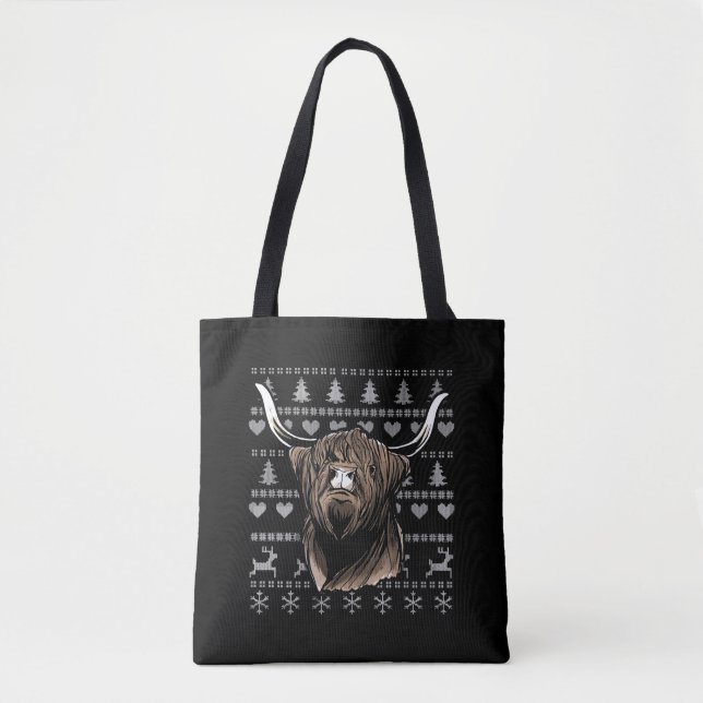 Bolsa Tote Vaca das Terras de Natal Feia (Frente)