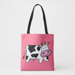 Bolsa Tote Vaca em pé com margaridas