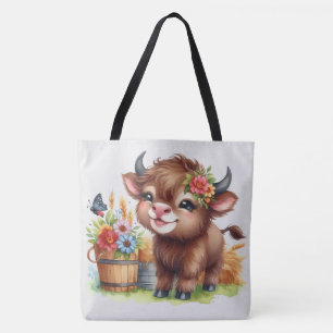 Bolsa Tote Vaca Fofa