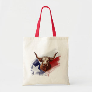 Bolsa Tote Vaca longhorn do Texas
