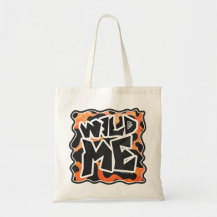 Bolsa Tote Vaca Preta e Laranja Selvagem Eu