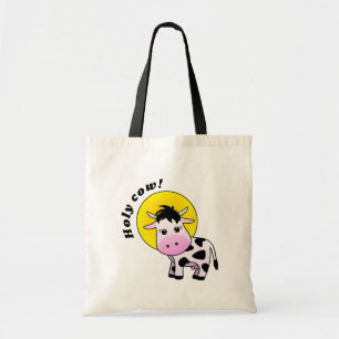 Bolsa Tote "Vaca Sagrada" Vaca Sagrada com halo