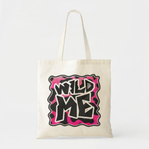 Bolsa Tote Vaca Selvagem Rosa e Branca
