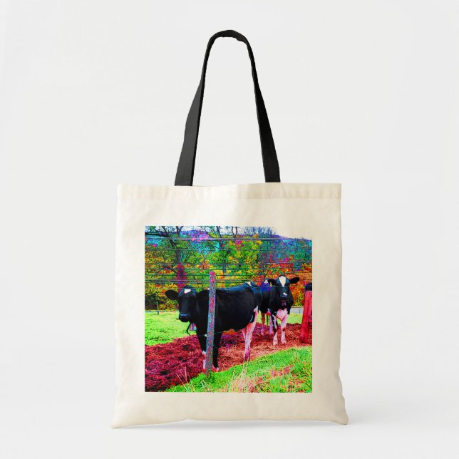 Bolsa Tote Vacas do sorvete (Frente)