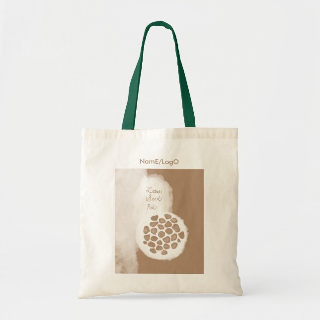 Bolsa Tote vagem de semente de lótus objet_11 (Frente)