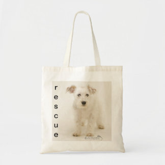 Bolsa Tote Vaia, cão do abrigo no saco de compras das canvas