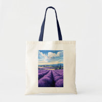 Valensole France Viagem Art Vintage