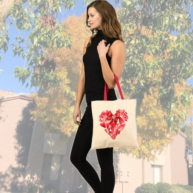Bolsa Tote Valentine Hearts Tote Bag (Criador carregado)
