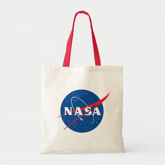 Bolsa Tote Valor do Trim Vermelho do Cometa Icônico NASA (Frente)