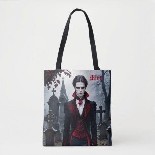Bolsa Tote Vamire Romance Reader Birthday - Nome do Adicione