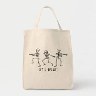 Bolsa Tote Vamos Boogie Halloween Dancing Skeletons!
