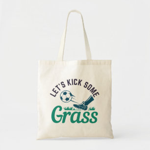 Bolsa Tote Vamos chutar um pouco de grama