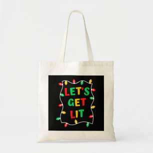 Bolsa Tote Vamos Engraçado Fica No Natal