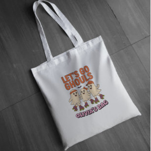 Bolsa Tote Vamos Ghouls Roller Skate Nome das Bruxas