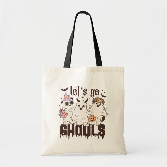 Bolsa Tote Vamos Go Ghouls Halloween (Frente)