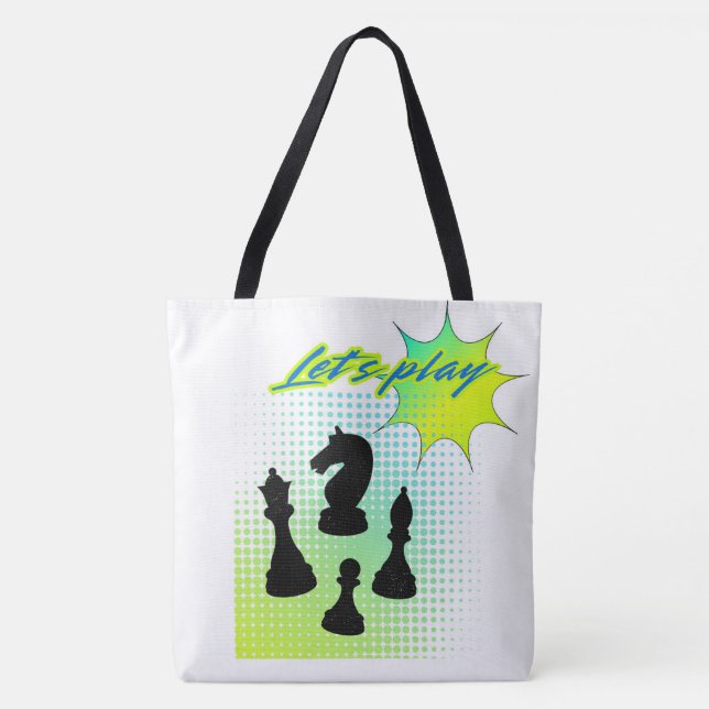 Bolsa Tote Vamos jogar (Frente)