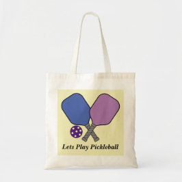 Bolsa Tote Vamos Jogar Pickleball