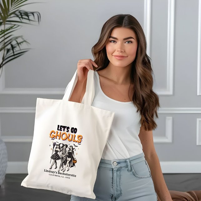 Bolsa Tote Vamos lá, espíritos malignos no Bachelorette de Ha (Criador carregado)