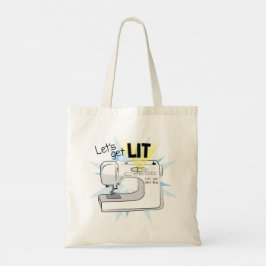 Bolsa Tote Vamos Lit Sewing Machine Tote Bag