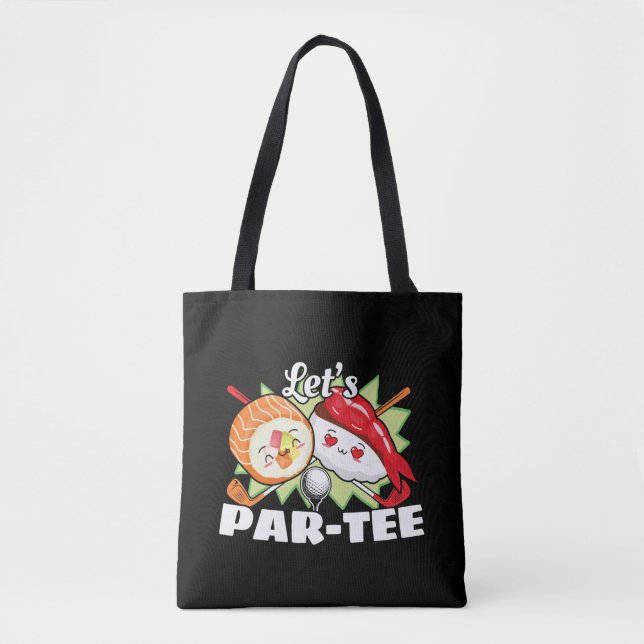 Bolsa Tote Vamos Par Golfe de Teto - Festa de Golfe (Frente)