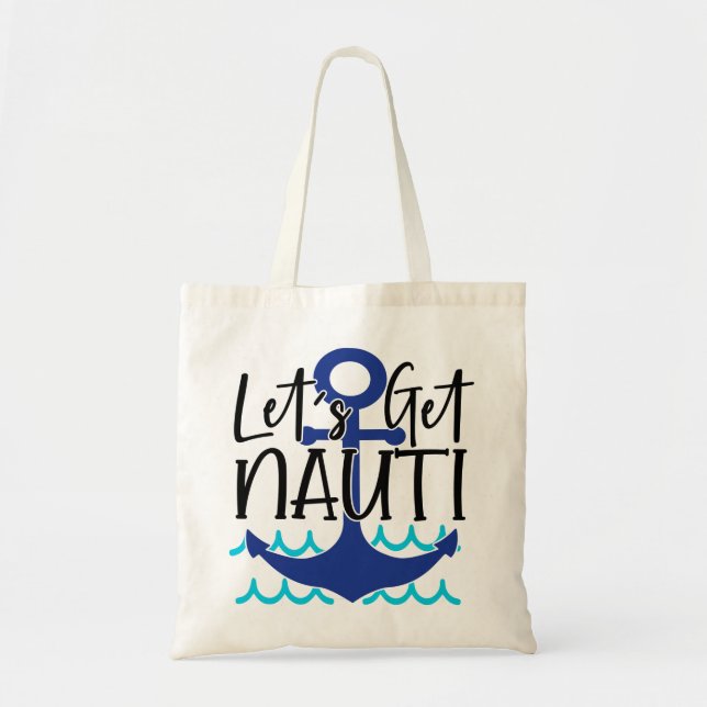 Bolsa Tote Vamos pegar nauti (Frente)