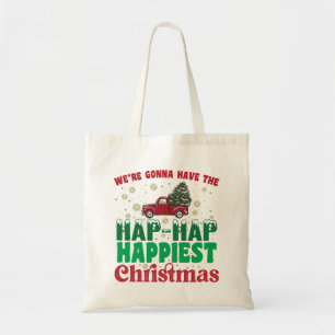 Bolsa Tote Vamos Ter O Natal Mais Feliz Feliz Feliz