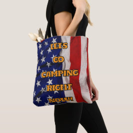 BOLSA TOTE VAMOS VÁ CAMPING AGORA!