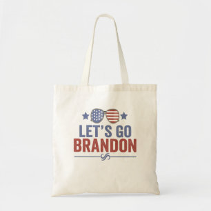 Bolsa Tote Vamos vai Brandon Óculos Sunitas Patrióticos Ameri
