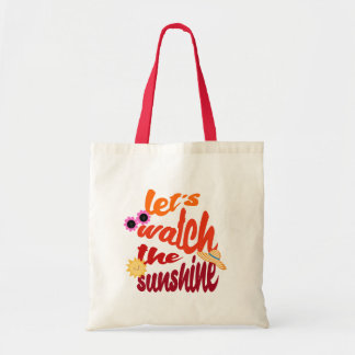Bolsa Tote Vamos ver o Saco de Tota Sunshine