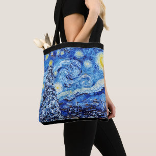 Bolsa Tote Van Gogh - A Noite Estrelada - Posto de Natal Bran
