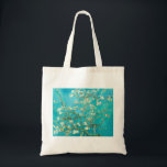 Bolsa Tote VAN GOGH Almond Blossoms<br><div class="desc">"van gogh",  vincent,  "almond blossoms",  flores,  "famosa pintura",  vintage,  "belas artes",  floral,  azul</div>