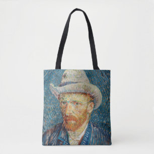 Bolsa Tote Van Gogh - Autorretrato com um chapéu de feltro de