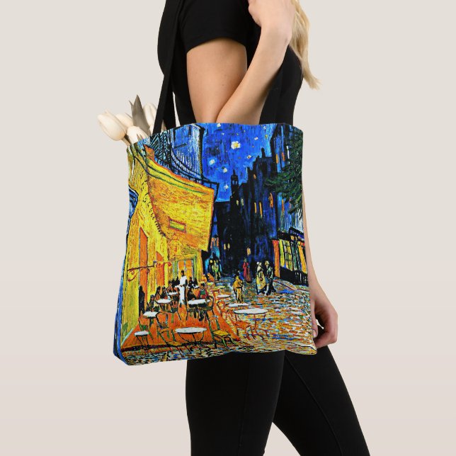 Bolsa Tote Van Gogh - Cafe Terrace, famosa pintura (Close Up)