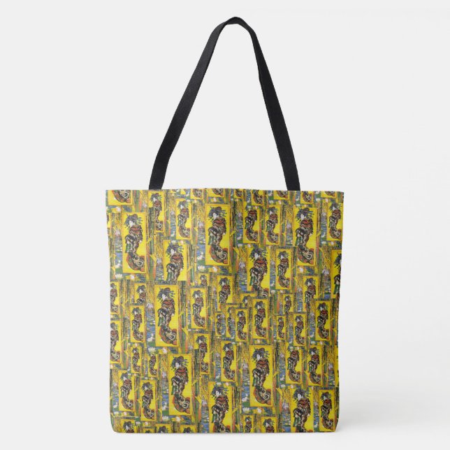 Bolsa Tote Van Gogh Geisha (Frente)