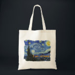 Bolsa Tote Van Gogh * noite estrelado<br><div class="desc">A noite estrelado por Van Gogh. Visite por favor minha loja para um design mais interessante e uma mais escolha da cor. =>     zazzle.com/iwheels*</div>