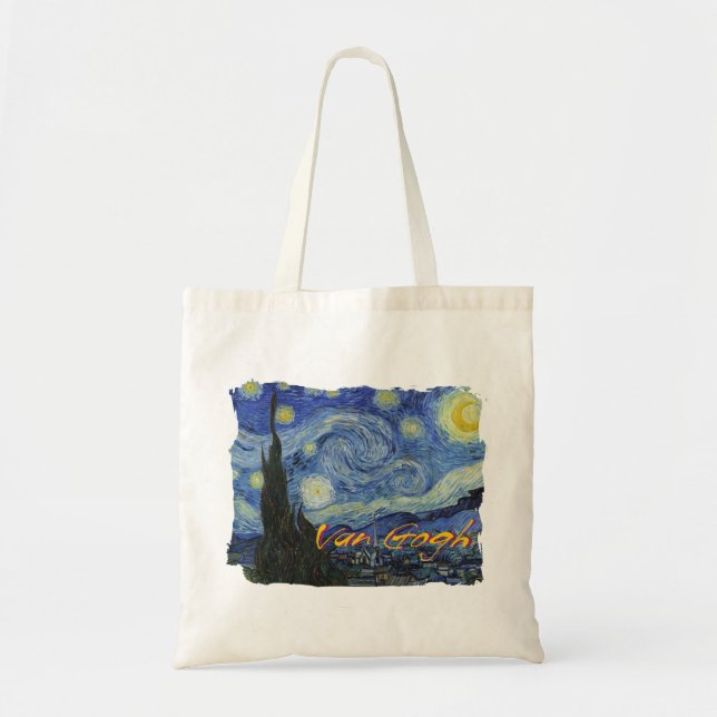 Bolsa Tote Van Gogh * noite estrelado (Frente)
