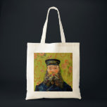 Bolsa Tote Van Gogh Postman. Retrato impressionismo<br><div class="desc">Van Gogh "The Postman (Joseph Roulin)" na bolsa. Retrato impressionismo arte.</div>