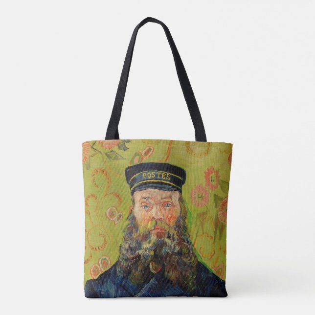 Bolsa Tote Van Gogh Postman. Retrato impressionismo (Verso)