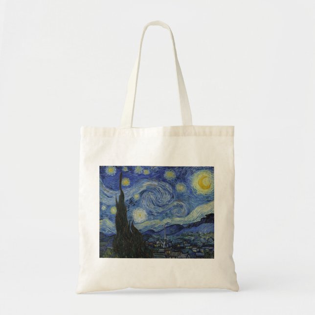 Bolsa Tote Van Gogh, Starry Nigh (Frente)