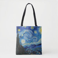 Van Gogh Starry Night. Impressionismo arte de vint