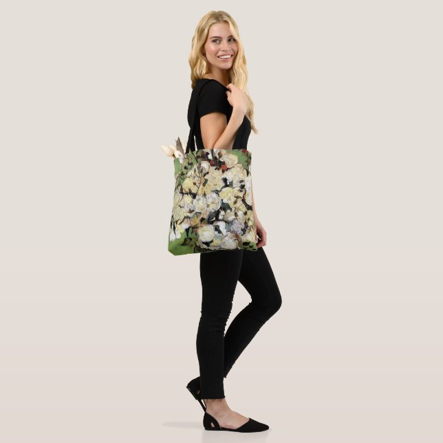 Bolsa Tote Van Gogh: Um Vaso de Rosas (No(a) Modelo)