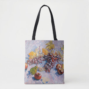 Bolsa Tote Van Gogh - Uvas, Limões, Peras e Maçãs,