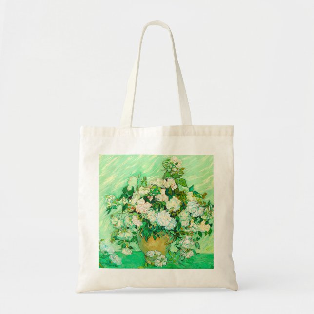 Bolsa Tote Van Gogh White Roses (Frente)