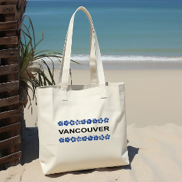 Bolsa Tote Vancouver Aloha Bandas Cor Azul