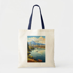 Bolsa Tote Vancouver Canada Viagem Art Vintage