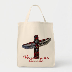 Bolsa Tote Vancouver Souvenir Tote Bag Landmark Art Bolsas