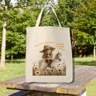 Bolsa Tote Vaqueira Boho Cavalo
