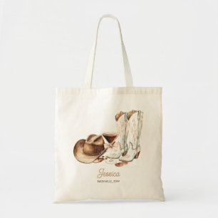 Bolsa Tote Vaqueira de Aniversário Adulto Ocidental Marrom Rú