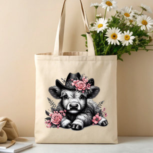 Bolsa Tote Vaqueira Fofa Vaca das Terras Altas