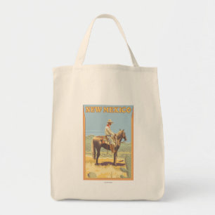Bolsa Tote Vaqueiro (vista lateral) New mexico